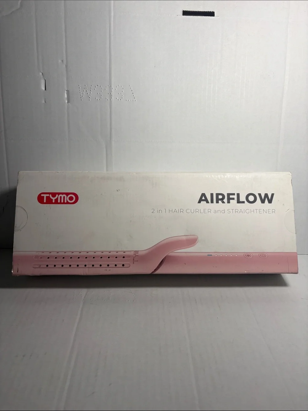 TYMO Airflow 2-in-1 Hair Curler and Straightener - Pink